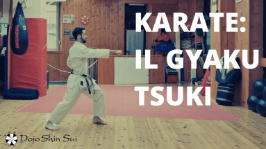 In questa video lezione di karate alleneremo il gyaku tsuki