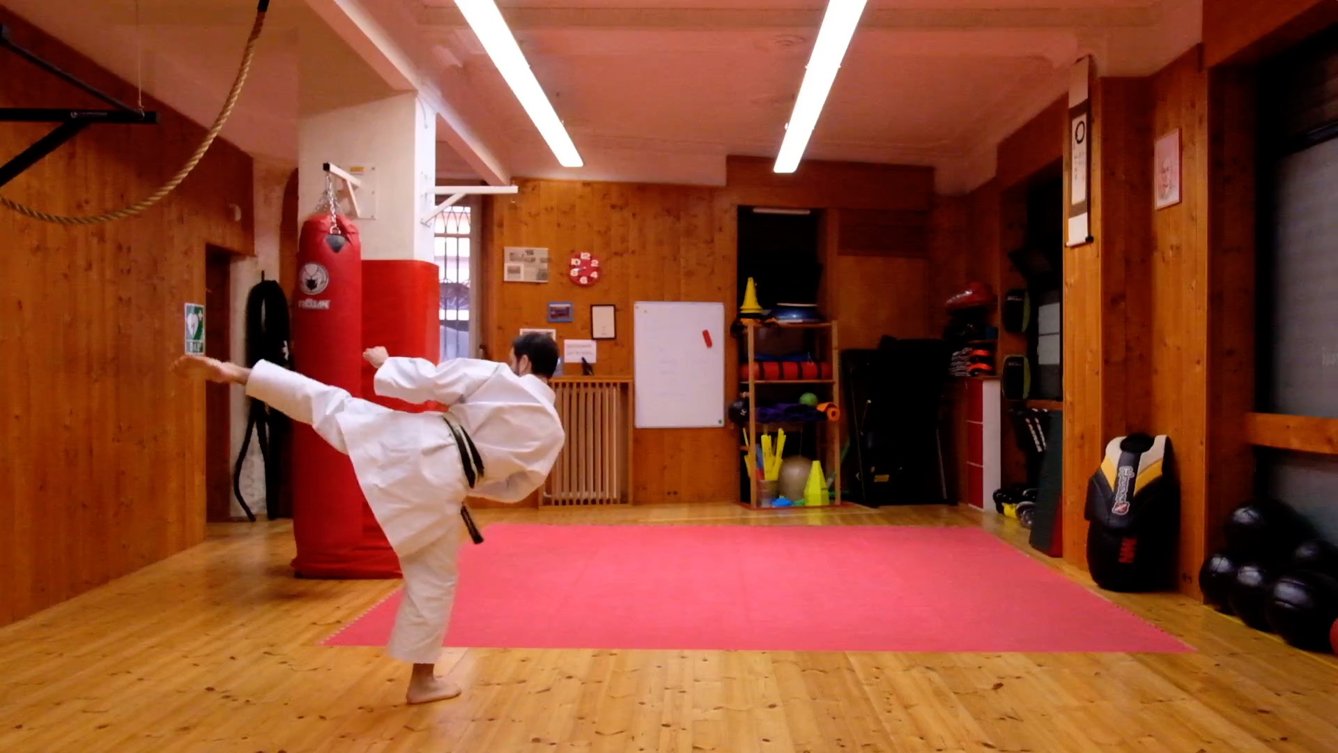 Lezioni di karate: lo shi ho geri