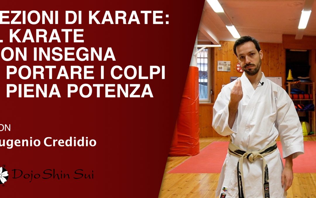 Lezioni di karate: il karate non insegna a portare i colpi a piena potenza