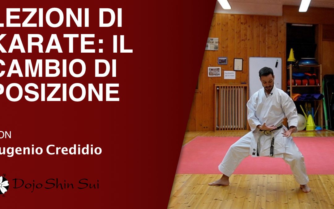 Lezioni di Karate: il cambio di posizione