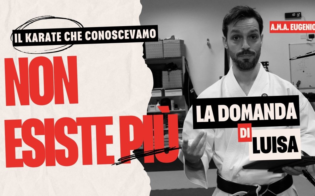 Stiamo perdendo il senso del karate? (la domanda di Luisa)